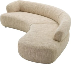 Canapea design LUX Cordova, Boucle sonata crem