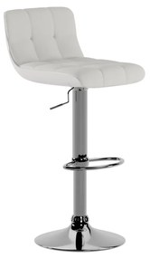 STONES Scaun din piele ecologică 36cm X 38.5cm H. 83/98cm | Aosom Romania