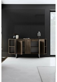 Dulap Luxe Walnut and Silver