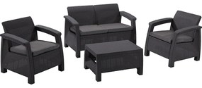 Set mobilier de grădină cu canapea Keter Corfu