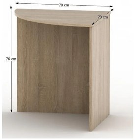 Birou TEMPO ASISTENT NEW 024 Stejar Sonoma