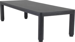 Masa design elegant LUX Atelier 300x115cm, gri carbune 113765 HZ