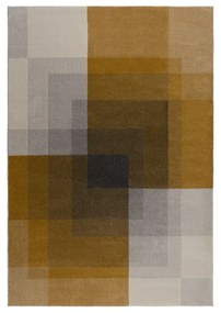 Covor Flair Rugs Plaza, 120 x 170 cm, gri - galben