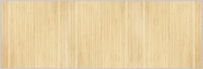 vidaXL Covor dreptunghiular, natural deschis, 100x300 cm, bambus