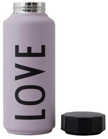 Sticlă termos Design Letters Love, 500 ml, violet