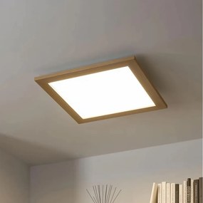 Brilagi - Corp de iluminat LED dimabil SLIMFRAME WOOD LED/36W/230V 49,5x49,5 cm + telecomandă
