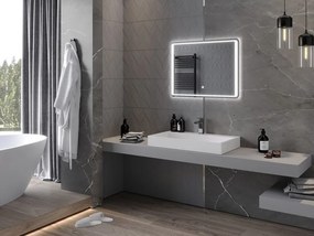Mexen Zusa oglindă de baie iluminată 80 x 60 cm, LED 6000K, anti-aburire - 9808-080-060-611-00