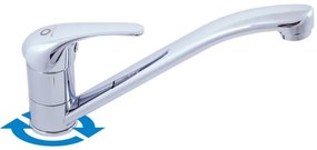 Baterie pentru chiuvetă RAV Slezák SAZAVA SA005.0, 11,7 cm, crom lucios