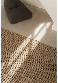 Covor kaki lavabil, țesut manual din lână 140x200 cm Unexpected Wool – Lorena Canals