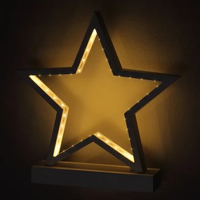 Deuba Stea de Crăciun cu iluminare LED - albă