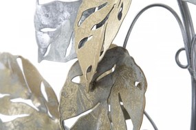 Panou decorativ multicolor din metal, 50x7,5x90,5 cm, Leaf Mauro Ferretti