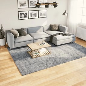 vidaXL Covor pufos &quot;PAMPLONA&quot; fire înalte, albastru modern 200x280 cm