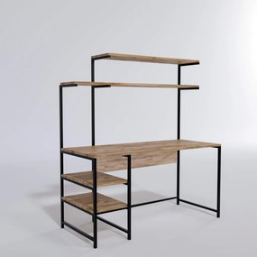 Masă PC Brooklyn (Stejar + Negru). 1073249