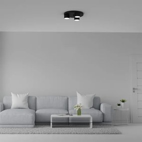 Plafonieră DIXIE 3xGX53/11W/230V neagră