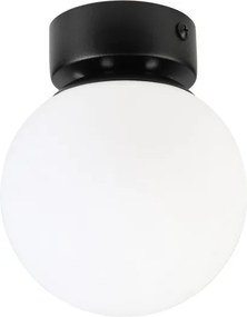 Plafonieră ELIAS 1xE14/5W/230V Ø 13 cm negru/alb