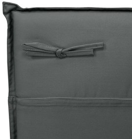 Tapițerie DIVERO pe o bancă de grădină 146 cm, antracit