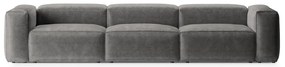 Canapea 4 locuri Bergamo velur reiat L364 cm