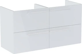 Roca Ella dulap 118.5x44.6x63.5 cm sub chiuveta pe perete alb A857772806