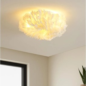 Brilagi - Plafonieră FEATHER 3xE27/40W/230V, Ø 40 cm, albă