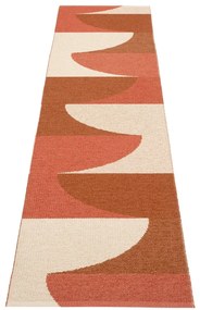 Covor tip traversă pentru interior și exterior cărămiziu 70x270 cm Hill Brick Rust – Pappelina