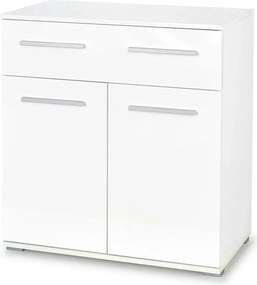 Comoda LIMA KM1, alb, PAL, 77x40x82 cm