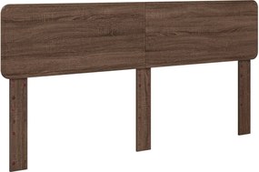 vidaXL Tăblie cap Stejar închis 180 cm Lemn compozit