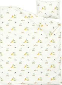 Lenjerie de pat pentru copii MAGIC UNICORN TALES alb, 100% bumbac Dimensiune lenjerie de pat: 70 x 80 cm | 140 x 200 cm