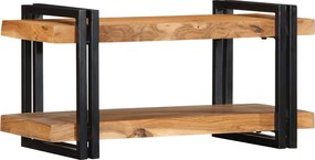 vidaXL Raft de perete 70x33x35 cm din lemn masiv de salcâm