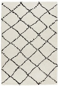 Covor Mint Rugs Hash, 80 x 150 cm, bej - negru