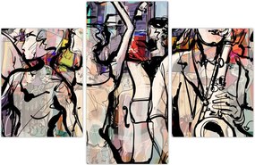 Tablou - Seara de jazz (90x60 cm)