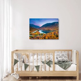 Tablou pe sticlă - White Mountain, New Hampshire, USA (70x50 cm)