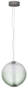 Lustra, Pendul LED, Sticla Verde, AORA, NVL-9191246