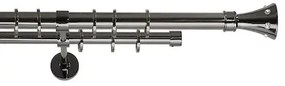 Galerie dubla CARTER, grosime 19mm, onyx, (Alege marime: 400 cm)