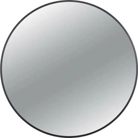 Oglinda rotunda Balneo Corina 70 cm cu rama neagra