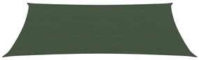 Panza parasolar, verde inchis, 3x5 m, HDPE, 160 g   m   Morkegronn, 3 x 5 m