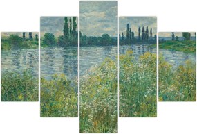 Tablou - Claude Monet, Banks of the Seine, reproducere (150x105 cm)