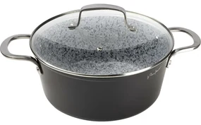 Lamart LT1254 cratiță cu capac Granit, diametru 24cm