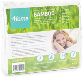 Protecție impermeabilă pentru saltea 4Home Bamboo cu elastic, 160 x 200 cm, 160 x 200 cm
