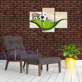 Tablou - Teren de fotbal (90x60 cm)