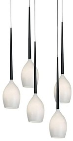 Lustra moderna Izza 5 white
