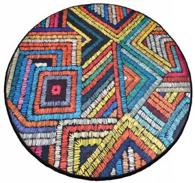Covoraș de Baie Maglie DJT, Ø 100 cm, Multicolor