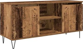 vidaXL Cabinet TV Lemn Vechi 104 x 35 x 50 cm Lemn compozit