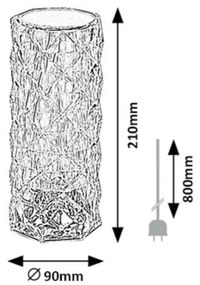 Lampă de masă Rabalux 76015 Siggy