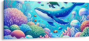 Tablou – Lume subacvatică (120x50 cm)