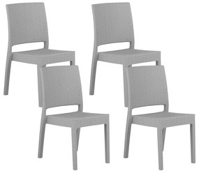 Set scaune 6 buc. Fossil (gri deschis). 1011530