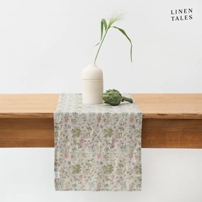 Napron de masă din in 40x200 cm Botany 2 Lightweight – Linen Tales