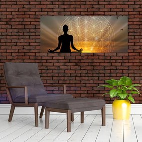 Tablou cu meditație (120x50 cm)