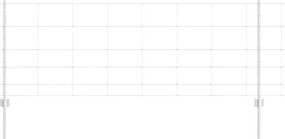 vidaXL Gard cu Stâlp Argintiu 0,8 x 50 m Oțel