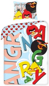 Lenjerie de pat Angry Birds - litere