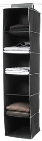 Organizator compartimentat suspendat Compactor Garment So Black 6 Rack